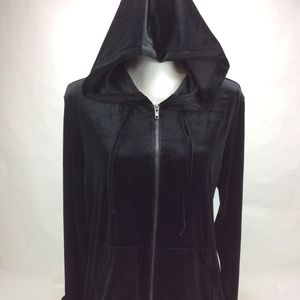 Material Girl Juniors Love Velour Zip-Up Hoodie